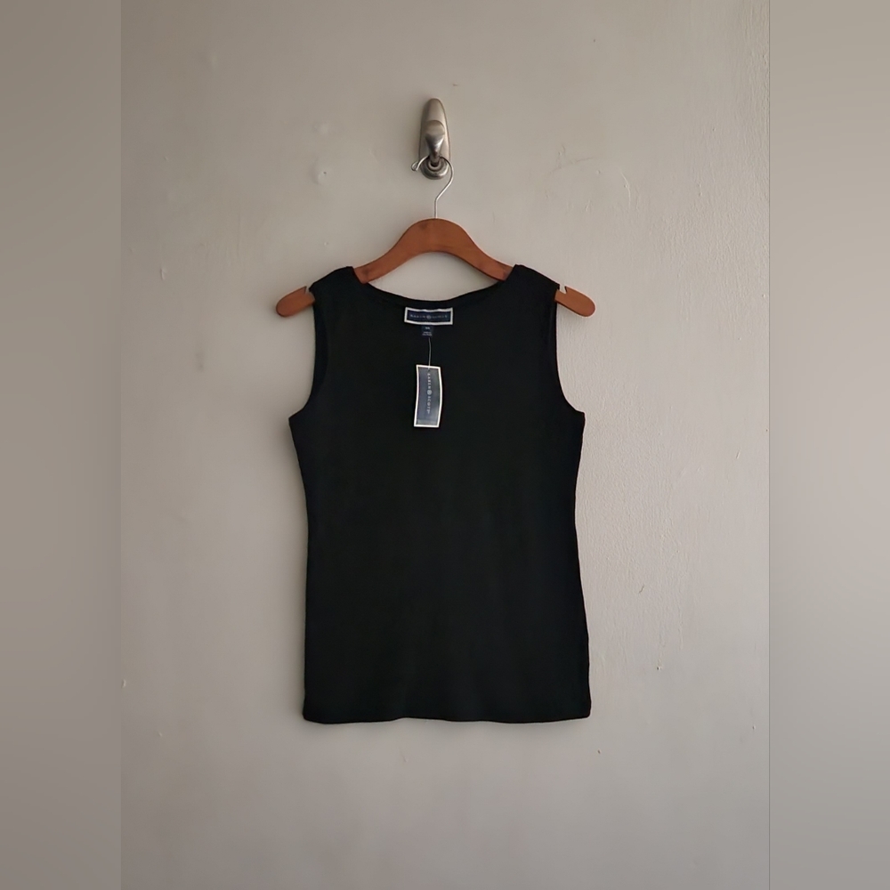 Karen Scott Solid Crewneck Tank Top